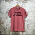 I Closed My Book To Be Here Bookish Fashion Literature Lover Men's Comfort Colors T-Shirt Crimson I Closed My Book To Be Here Bookish Fashion Literature Lover Men's Comfort Colors T-Shirt Crimson