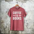 Coffee & Books Lover Coffee And Books Men's Comfort Colors T-Shirt Crimson