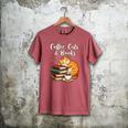 Coffee Cats & Books Lover For Women & Girls Coffee Men's Comfort Colors T-Shirt Crimson Coffee Cats & Books Lover For Women & Girls Coffee Men's Comfort Colors T-Shirt Crimson