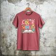 Color Our World Book Reading Program 2026 Summer Men's Comfort Colors T-Shirt Crimson