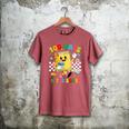 Cute 100 Days In The Books Groovy Boy Girl Teacher Men's Comfort Colors T-Shirt Crimson