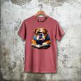 Cute Dog English Bulldog Reading Book Men's Comfort Colors T-Shirt Crimson Cute Dog English Bulldog Reading Book Men's Comfort Colors T-Shirt Crimson