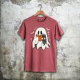 Cute Ghost Reading Book Spooky Season Halloween Costume Kids Men's Comfort Colors T-Shirt Crimson