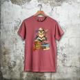 Cute Reading Chicken With Glasses Books Bookworm Reader Book Men's Comfort Colors T-Shirt Crimson