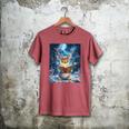 Deer Reads Book Women Girls Reindeer Men's Comfort Colors T-Shirt Crimson