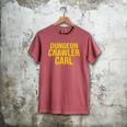 Dungeon Crawler Carl Yellow Text Logo LitRPG Series Book Men's Comfort Colors T-Shirt Crimson Dungeon Crawler Carl Yellow Text Logo LitRPG Series Book Men's Comfort Colors T-Shirt Crimson