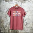 Emotionally Recovering From a Book Reading Librarian Men's Comfort Colors T-Shirt Crimson