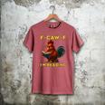 F-CAW-F I'm Reading Chicken Book Lover Introvert Meme Men's Comfort Colors T-Shirt Crimson