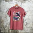 Fantasy Drama Tragedy Cute Cat Book Lover Readers Librarians Men's Comfort Colors T-Shirt Crimson