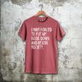 I Was Forced To Put My Book Down Book Worm Reader Men's Comfort Colors T-Shirt Crimson