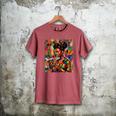 Geometric History Educated Women Reading Book Melanin Men's Comfort Colors T-Shirt Crimson