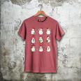 Ghosts Wearing Santa Hats Reading Books Christmas Book Lover Men's Comfort Colors T-Shirt Crimson Ghosts Wearing Santa Hats Reading Books Christmas Book Lover Men's Comfort Colors T-Shirt Crimson