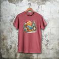 Gingerbread Reading Book Lovers Christmas Bookworm Librarian Men's Comfort Colors T-Shirt Crimson Gingerbread Reading Book Lovers Christmas Bookworm Librarian Men's Comfort Colors T-Shirt Crimson