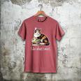 Girls Books I Do What I Want Calico Cat Lover Men's Comfort Colors T-Shirt Crimson