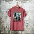 Godzilla Ocean Scene Comic Book Illustration Movie Monster Men's Comfort Colors T-Shirt Crimson Godzilla Ocean Scene Comic Book Illustration Movie Monster Men's Comfort Colors T-Shirt Crimson