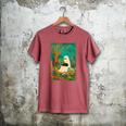 Groovy Ghost Reading Book Cat Halloween Ghost Teacher Men's Comfort Colors T-Shirt Crimson