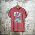 I'm A Dad And An Author Book Writer Father Men's Comfort Colors T-Shirt Crimson