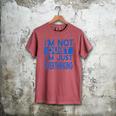 I'm Not Quite I'm Overthinking Introvert Quote Men's Comfort Colors T-Shirt Crimson