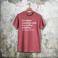 Introvert Sarcastic Coffee Lovers Men's Comfort Colors T-Shirt Crimson Introvert Sarcastic Coffee Lovers Men's Comfort Colors T-Shirt Crimson
