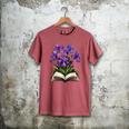 Irises Flowers Book Iris Floral Men's Comfort Colors T-Shirt Crimson