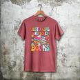 Just A Girl Who Loves Books Reading Cute Bookworm Girls Kids Men's Comfort Colors T-Shirt Crimson