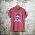 Kawaii Axolotl Cute Axolotls Reading Book Men's Comfort Colors T-Shirt Crimson