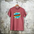 Kids Boys Benjamin Name Personalized Superhero Comic Book Men's Comfort Colors T-Shirt Crimson