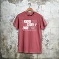 I Know How The Story Ends Book Of Revelation Jesus Is King Men's Comfort Colors T-Shirt Crimson