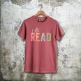 Let's Read Book Nerd Reading Book Lover Librarian Teacher Men's Comfort Colors T-Shirt Crimson Let's Read Book Nerd Reading Book Lover Librarian Teacher Men's Comfort Colors T-Shirt Crimson