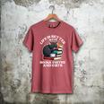 Life Is Better With Books Cats & Coffee Librarian Book Lover Men's Comfort Colors T-Shirt Crimson