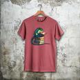 Lizard Reading Book Librarian Bookworm Reader Read Men's Comfort Colors T-Shirt Crimson Lizard Reading Book Librarian Bookworm Reader Read Men's Comfort Colors T-Shirt Crimson