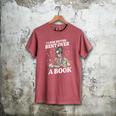 I Look Better Bent Over A Book Book Lover Men's Comfort Colors T-Shirt Crimson