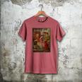 Louisa May Alcott Coming Of Age Novel Little Women Book Cover Small Men's Comfort Colors T-Shirt Crimson Louisa May Alcott Coming Of Age Novel Little Women Book Cover Small Men's Comfort Colors T-Shirt Crimson
