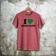 I Love Irish Exits St Patrick's Day Introvert Party Men's Comfort Colors T-Shirt Crimson