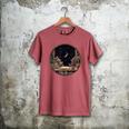 Moon Book Bookshelf Library Coffee Cup Star Stars Pattern Men's Comfort Colors T-Shirt Crimson