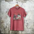 North Pole Book Club Book Lover Bookish Bookworm Christmas Men's Comfort Colors T-Shirt Crimson