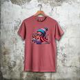 Octopus Reading Book Kraken Book Lover Men's Comfort Colors T-Shirt Crimson