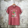 Oh What Fun It Is To Read Book Christmas Tree Premium Tri-Blend Men's Comfort Colors T-Shirt Crimson
