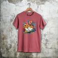 Open Book With Colorful Floral Reading Magic Men's Comfort Colors T-Shirt Crimson