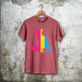 Pansexual Pride Celestial Cat Sitting Book LGBTQ Pan Colors Men Women Men's Comfort Colors T-Shirt Crimson