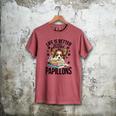 Papillon Dog Breed Life Is Better With Books And Papillons Men's Comfort Colors T-Shirt Crimson