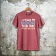 I Paused My Book To Be Here You'Re Welcome Reading Lover Men's Comfort Colors T-Shirt Crimson