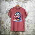 Penguin Reading a Book Animal Men's Comfort Colors T-Shirt Crimson Penguin Reading a Book Animal Men's Comfort Colors T-Shirt Crimson