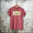 Preppy 100 Days Of School Goose Coffee Books Teacher Life Men's Comfort Colors T-Shirt Crimson