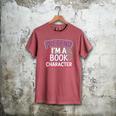 Pretend I'm A Book Character Reader Fan Cosplay Men's Comfort Colors T-Shirt Crimson