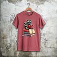 Raccoon Reading Books Matching Bookworm Readers Librarian Men's Comfort Colors T-Shirt Crimson