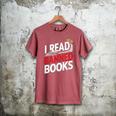 I Read Banned Books Defiant And Bold Men's Comfort Colors T-Shirt Crimson