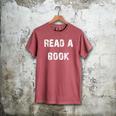 Read A Book Expand Your Mind Men's Comfort Colors T-Shirt Crimson Read A Book Expand Your Mind Men's Comfort Colors T-Shirt Crimson
