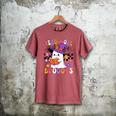 Read More Books Ghost Reading Book Teacher Halloween Men's Comfort Colors T-Shirt Crimson
