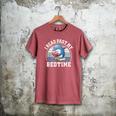 I Read Past My Bedtime Reading Dolphin Book Lover Men's Comfort Colors T-Shirt Crimson